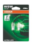 Osram pirn 2tk W5W 12V 5W W2,1x9,5d Ultra life .. Blister 2825ULT